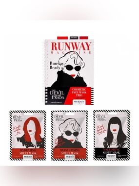 Mad Beauty Disney The Devil Wears Prada - Cosmetic Face Mask Trio